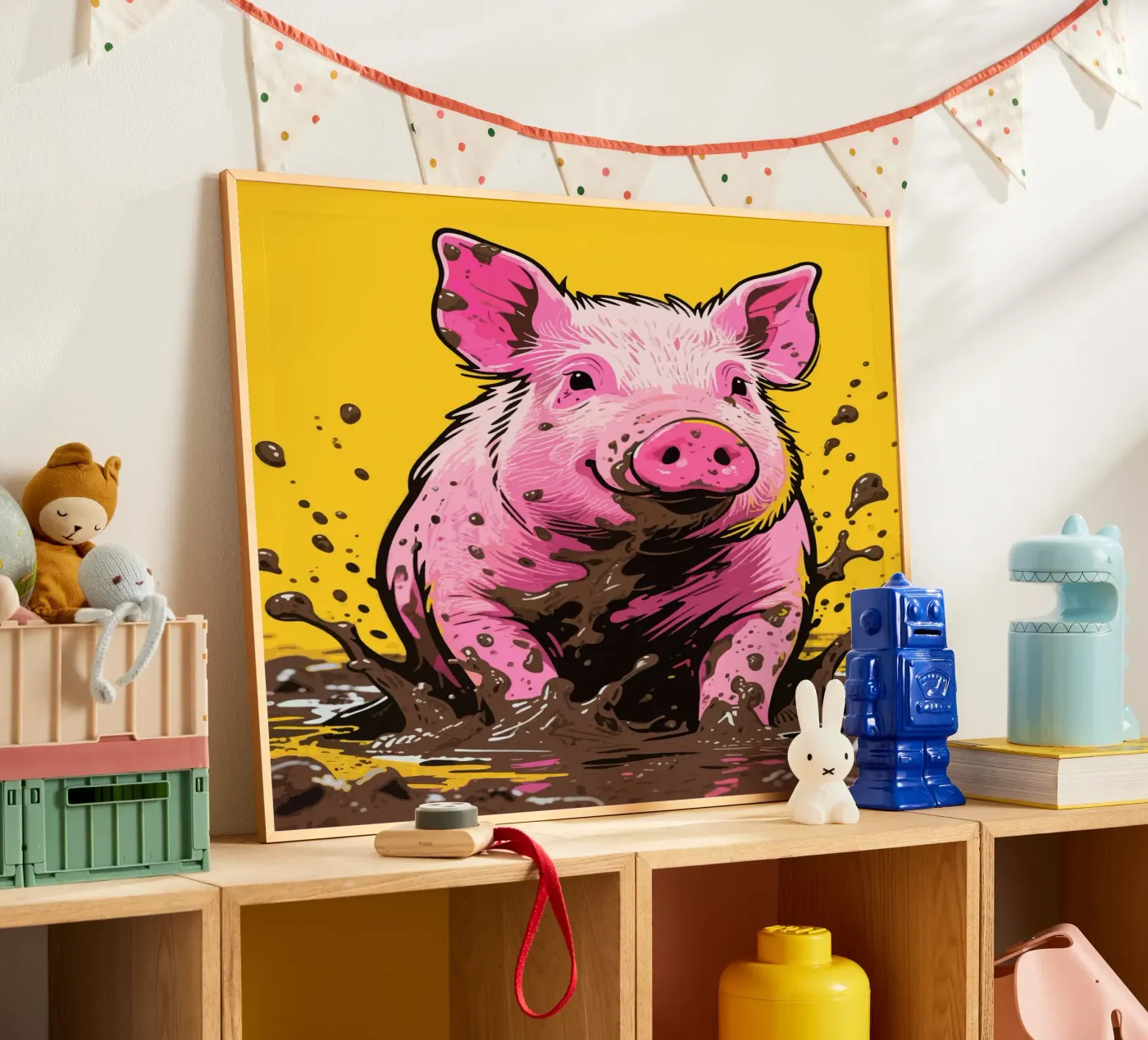 Mud Pig poster by knowledge