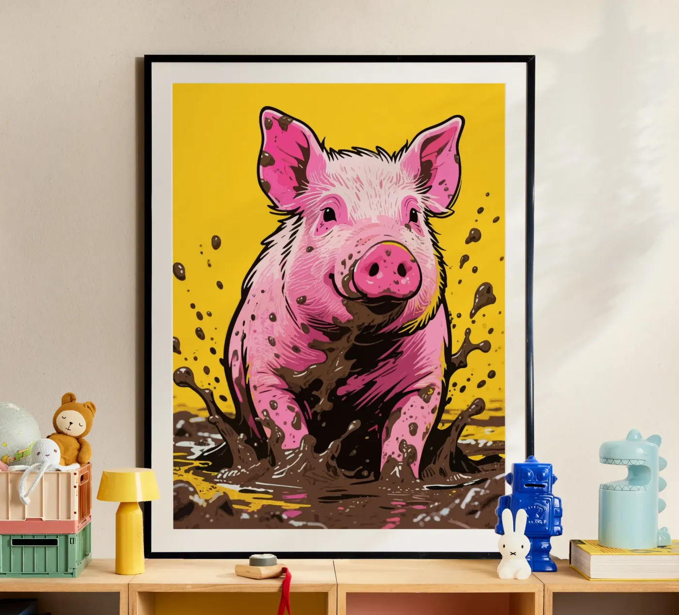 Mud Pig poster by knowledge