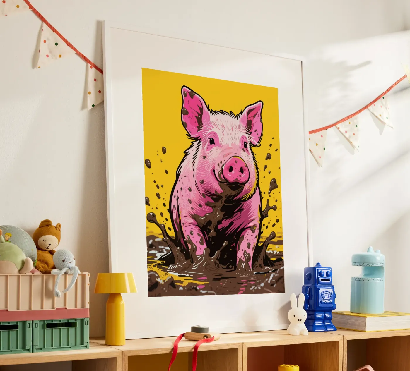 Mud Pig poster by knowledge