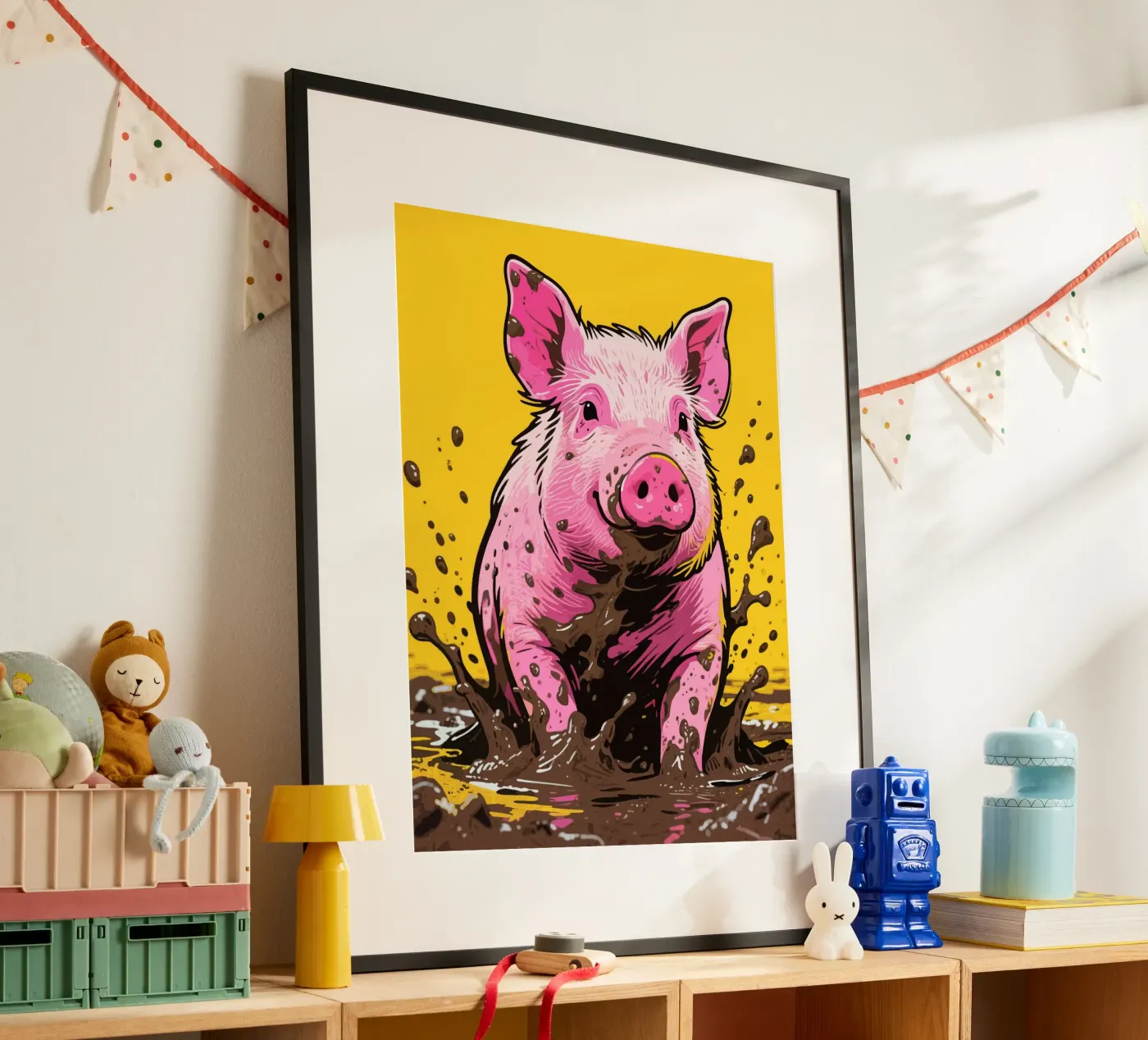 Mud Pig poster by knowledge