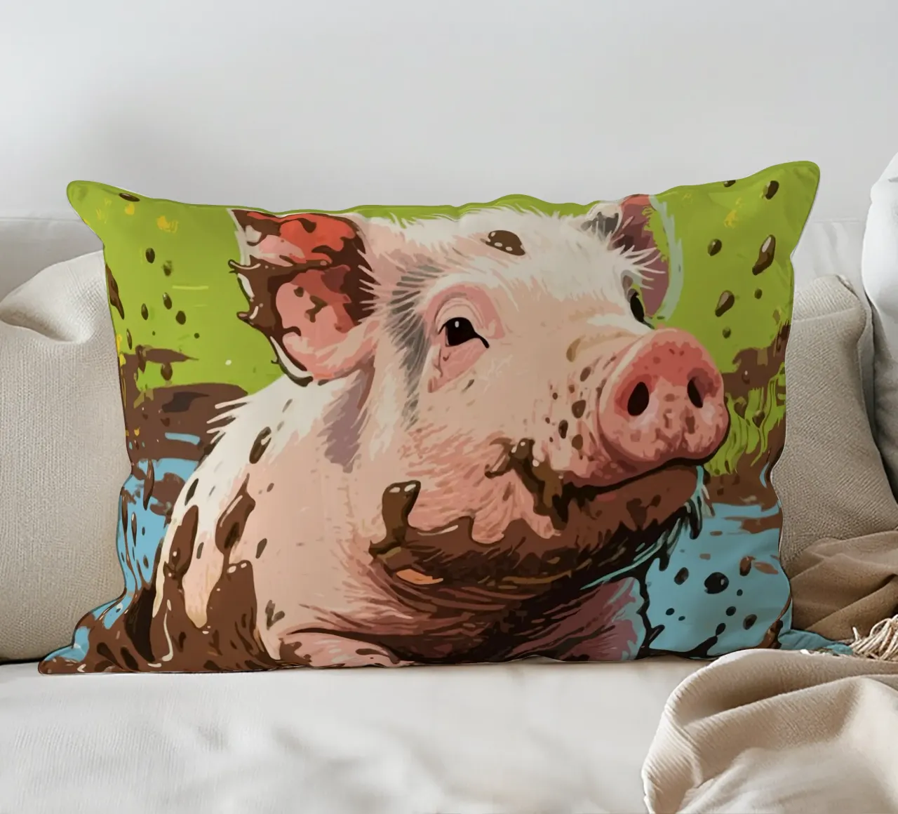 Fango di maiale cuscino da knowledge