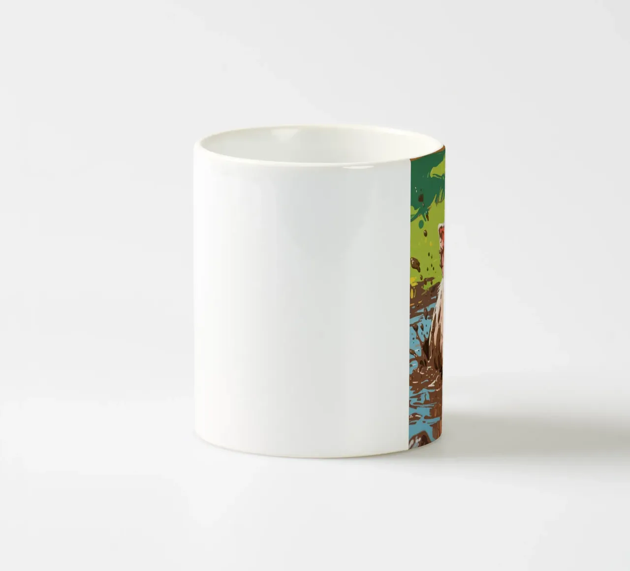 Fango di maiale tazza in ceramica da knowledge