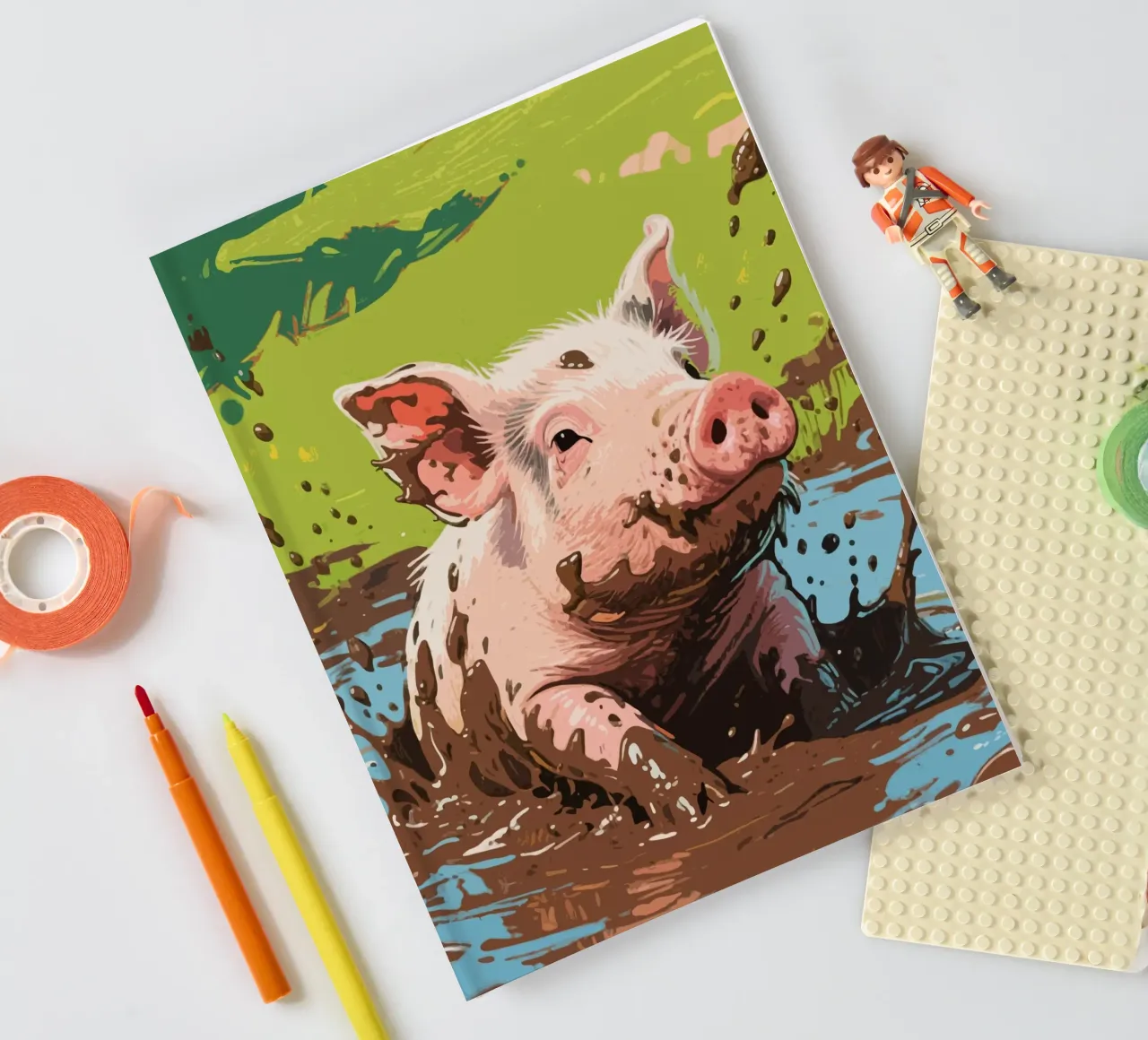 Piggy Mud notebook by knowledge