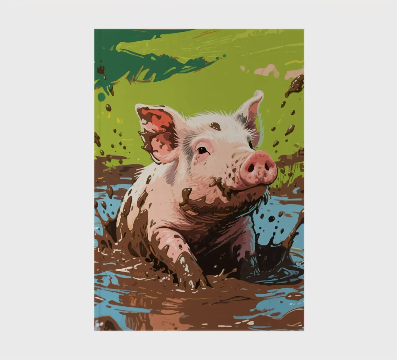 Piggy Mud notebook by knowledge