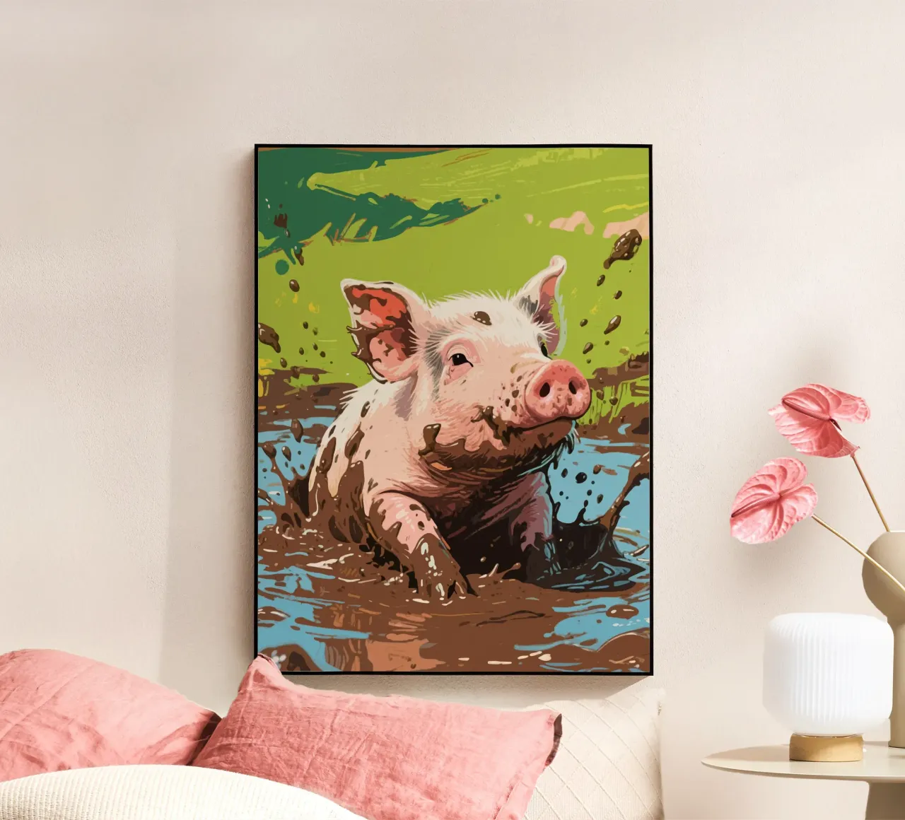 Piggy Mud plexiglass da knowledge