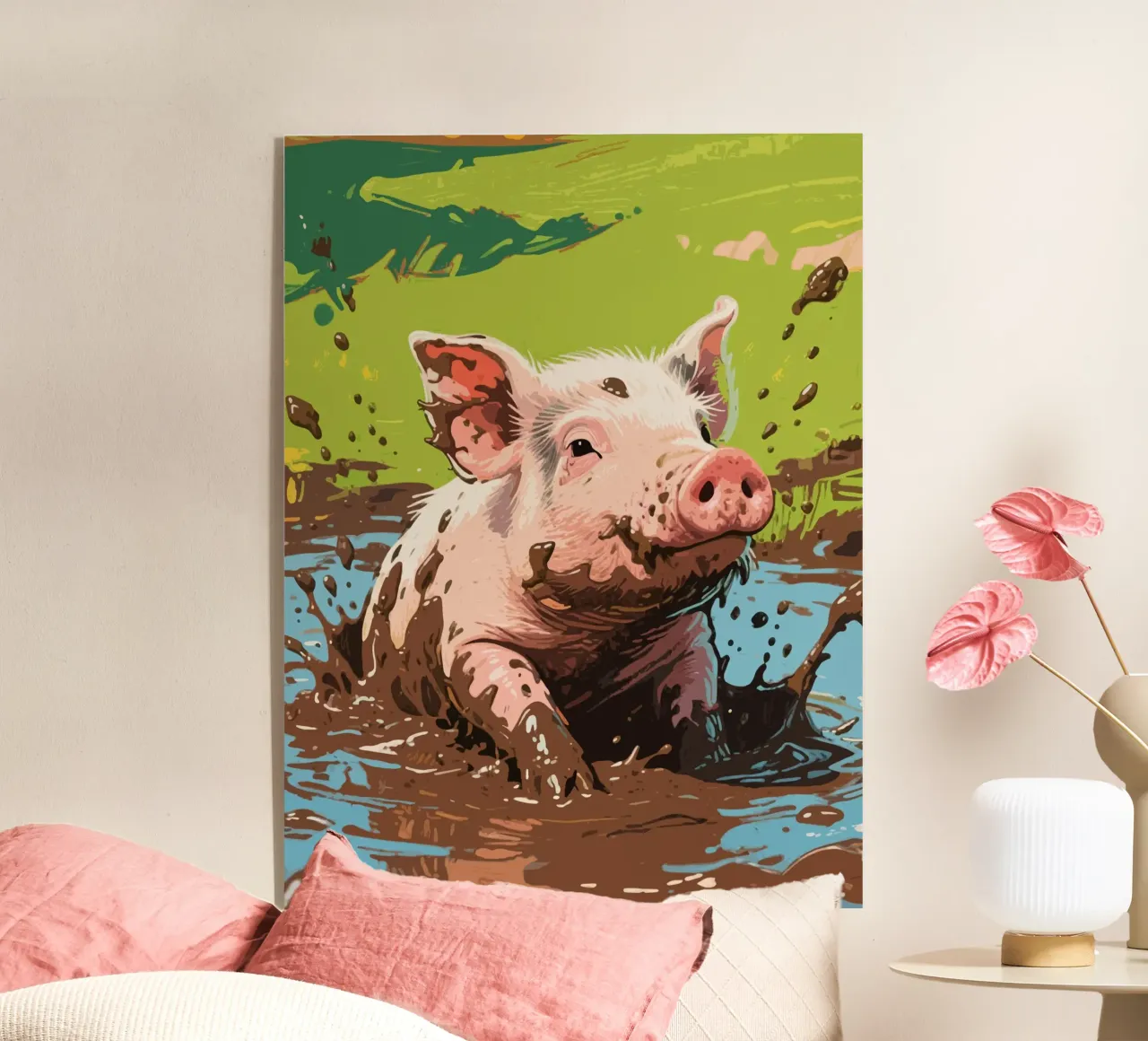 Piggy Mud plexiglass da knowledge