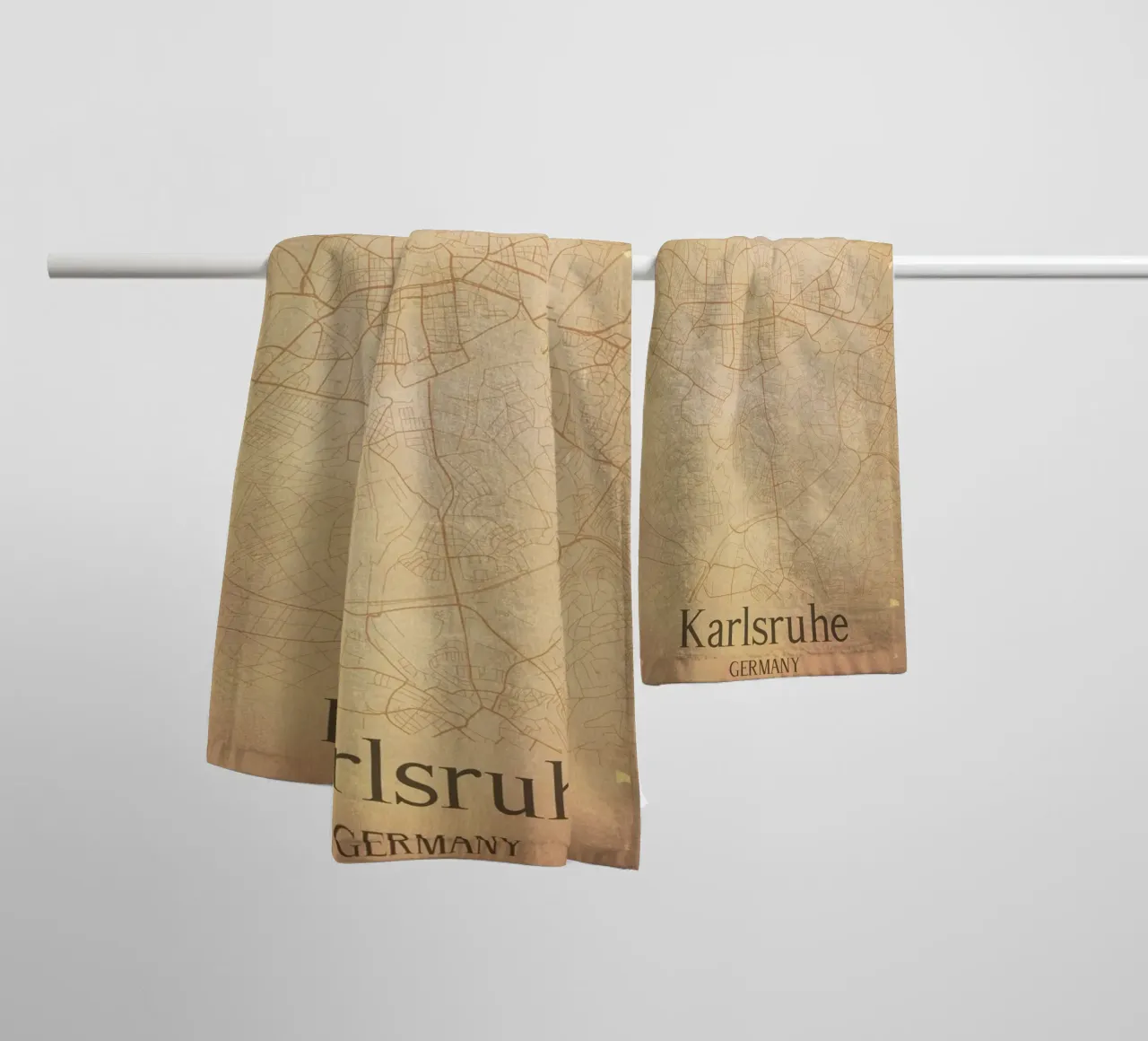 Karlsruhe GERMANY asciugamano da bagno da WorldPrint