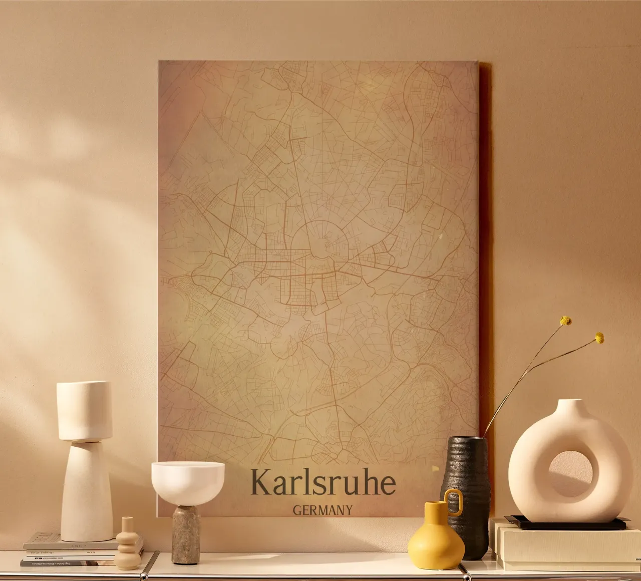 Karlsruhe GERMANY tela con Cornice a cassetta da WorldPrint