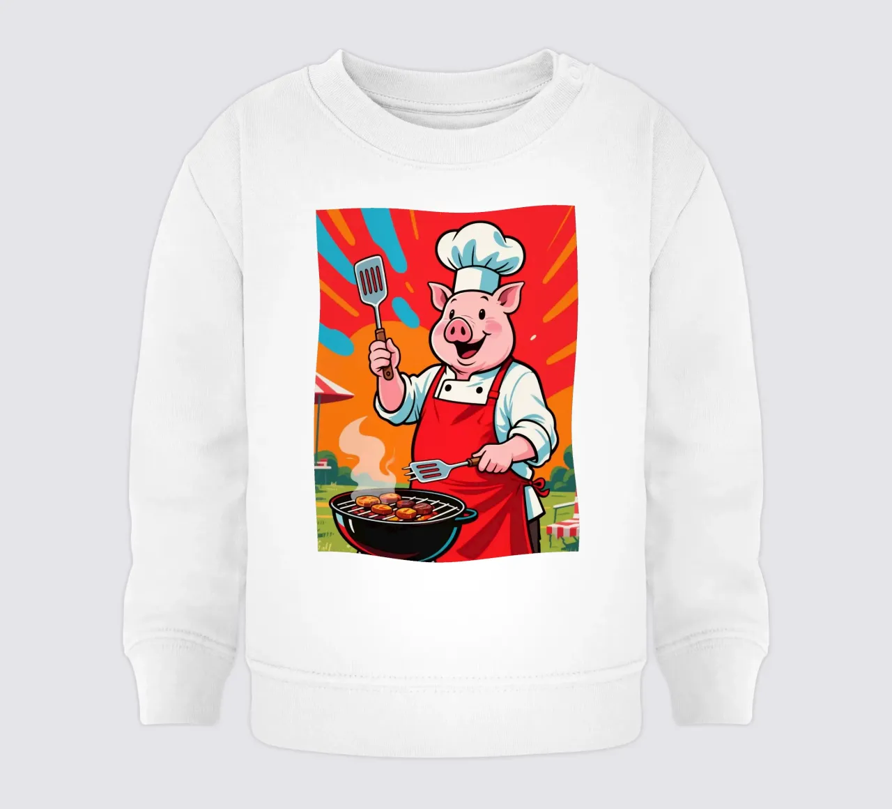 Divertente Piggy Chef felpa neonato da knowledge