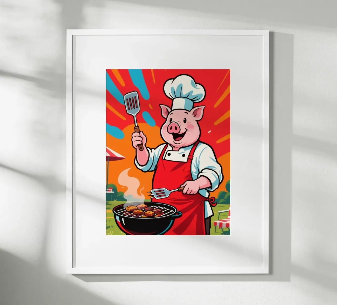 Divertente Piggy Chef poster da knowledge