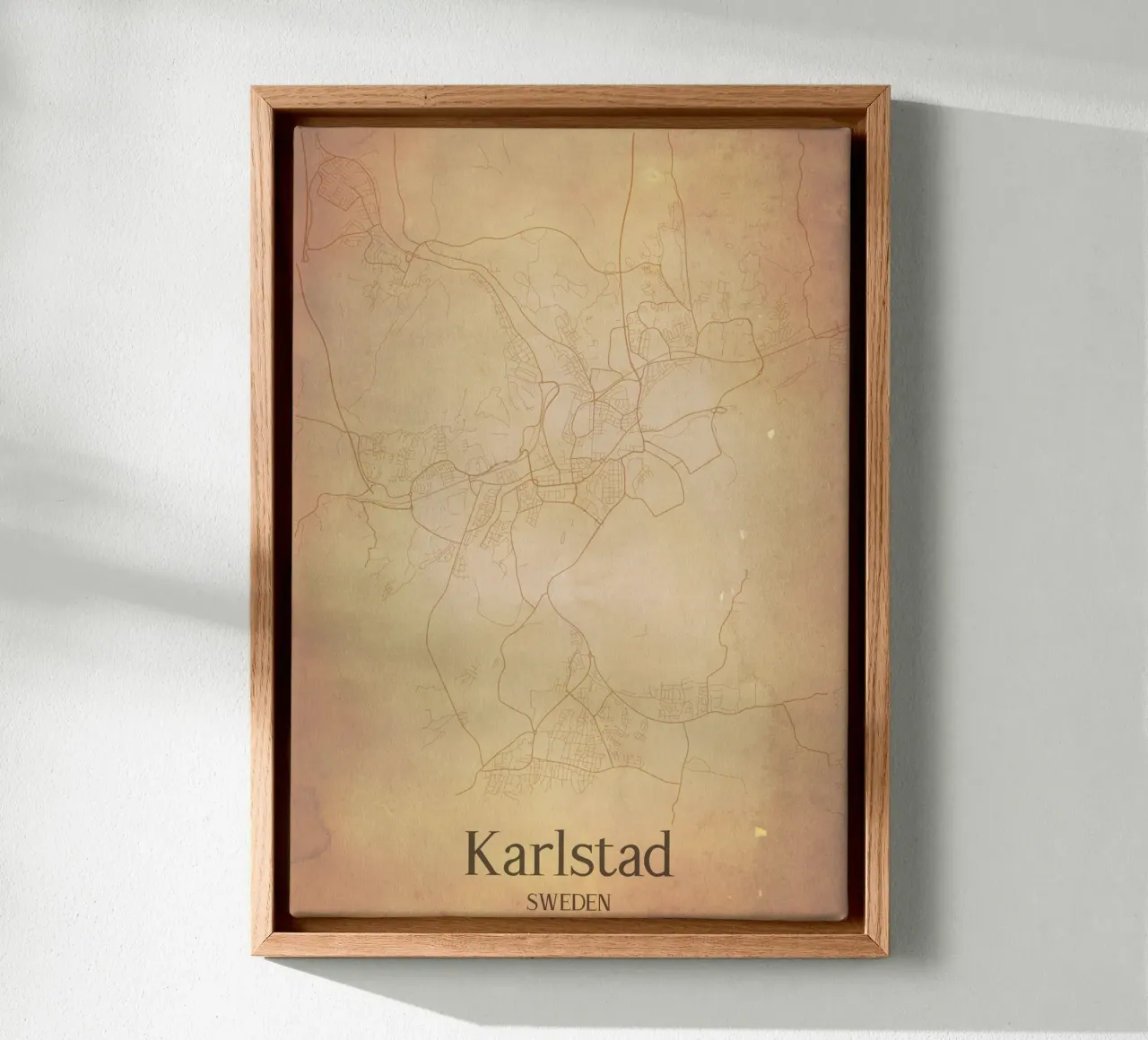 Karlstad SWEDEN tela con Cornice a cassetta da WorldPrint