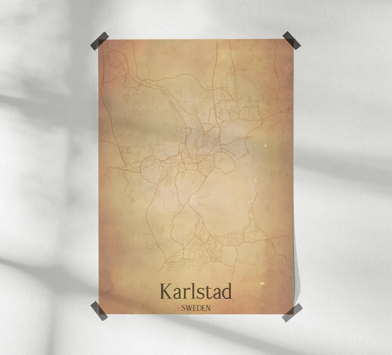 Karlstad SWEDEN poster da WorldPrint