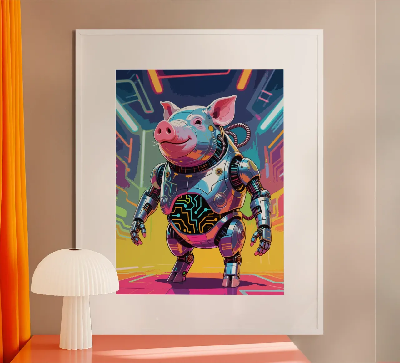Cyborg Piggy poster da knowledge