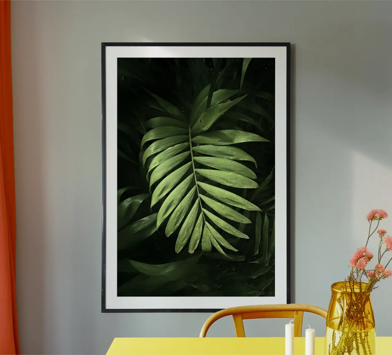 Foglia di rattan poster da Earthly Visions