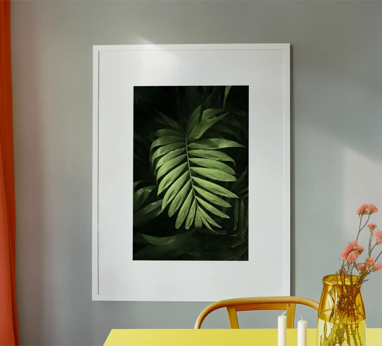 Foglia di rattan poster da Earthly Visions