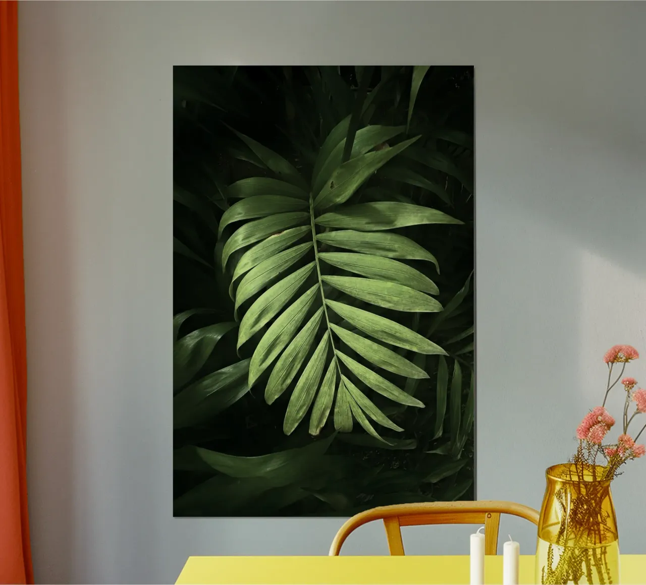 Foglia di rattan poster da Earthly Visions