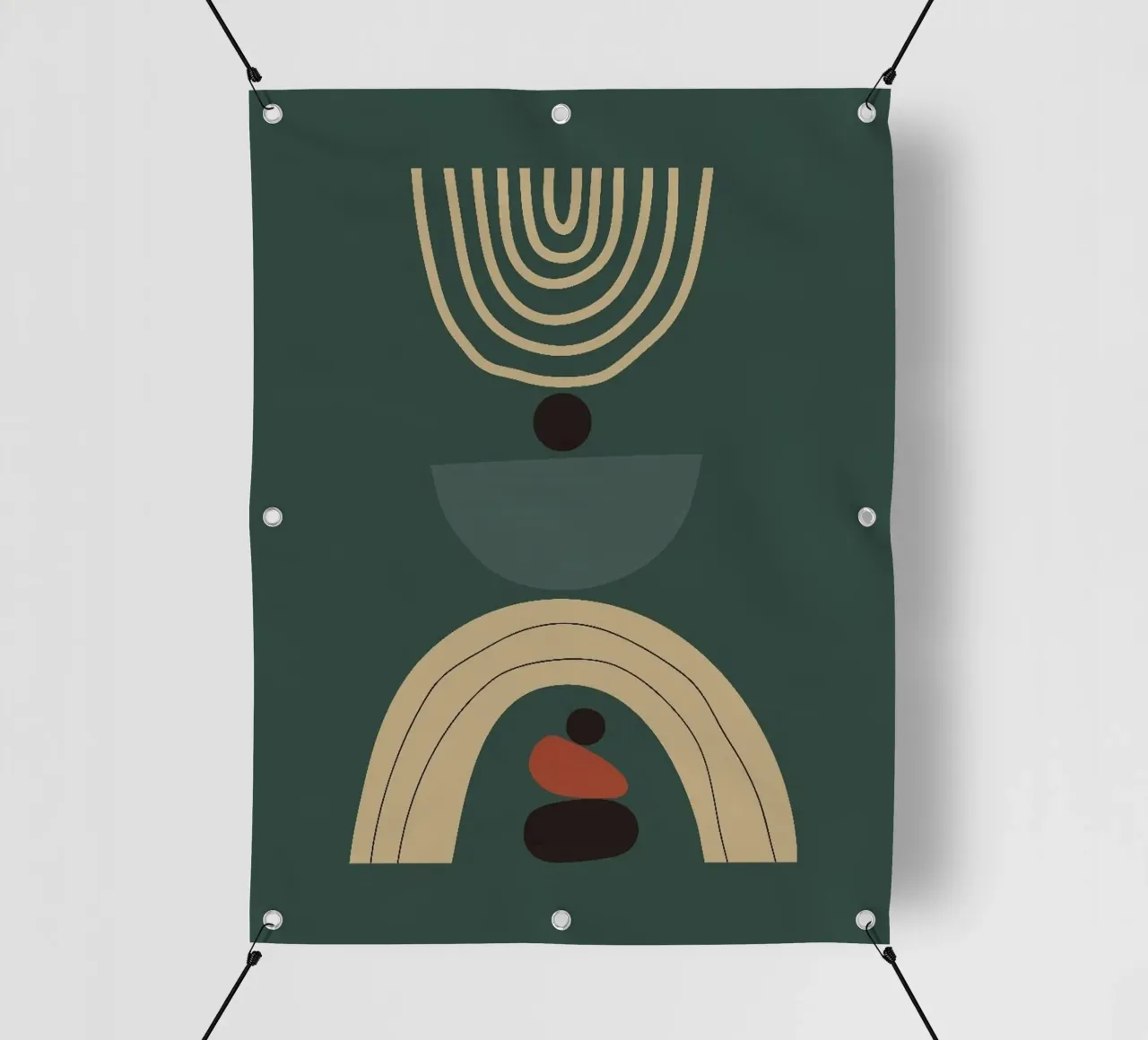 circle line shape balance telo in pvc da melts