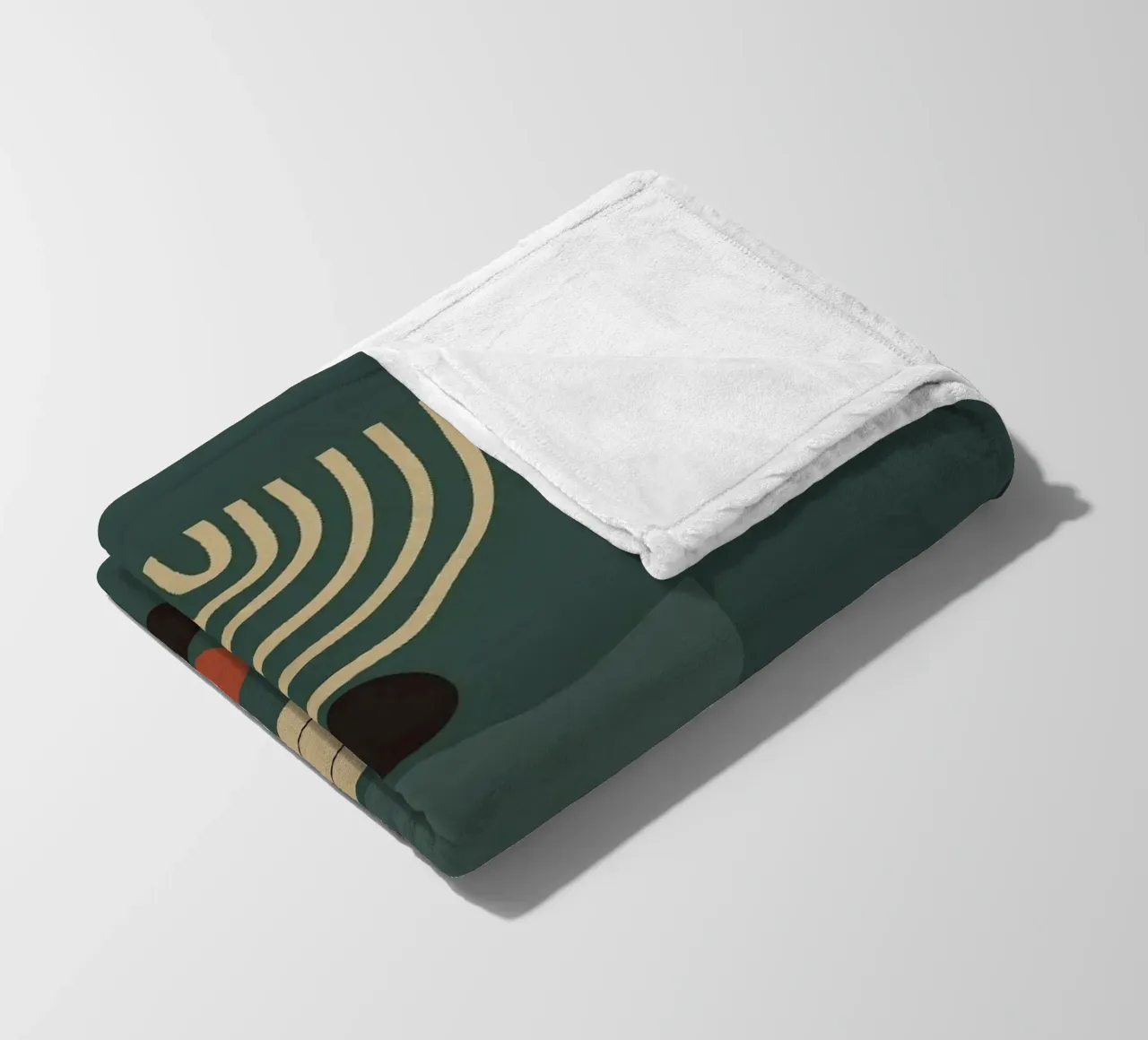 circle line shape balance coperta in pile da melts