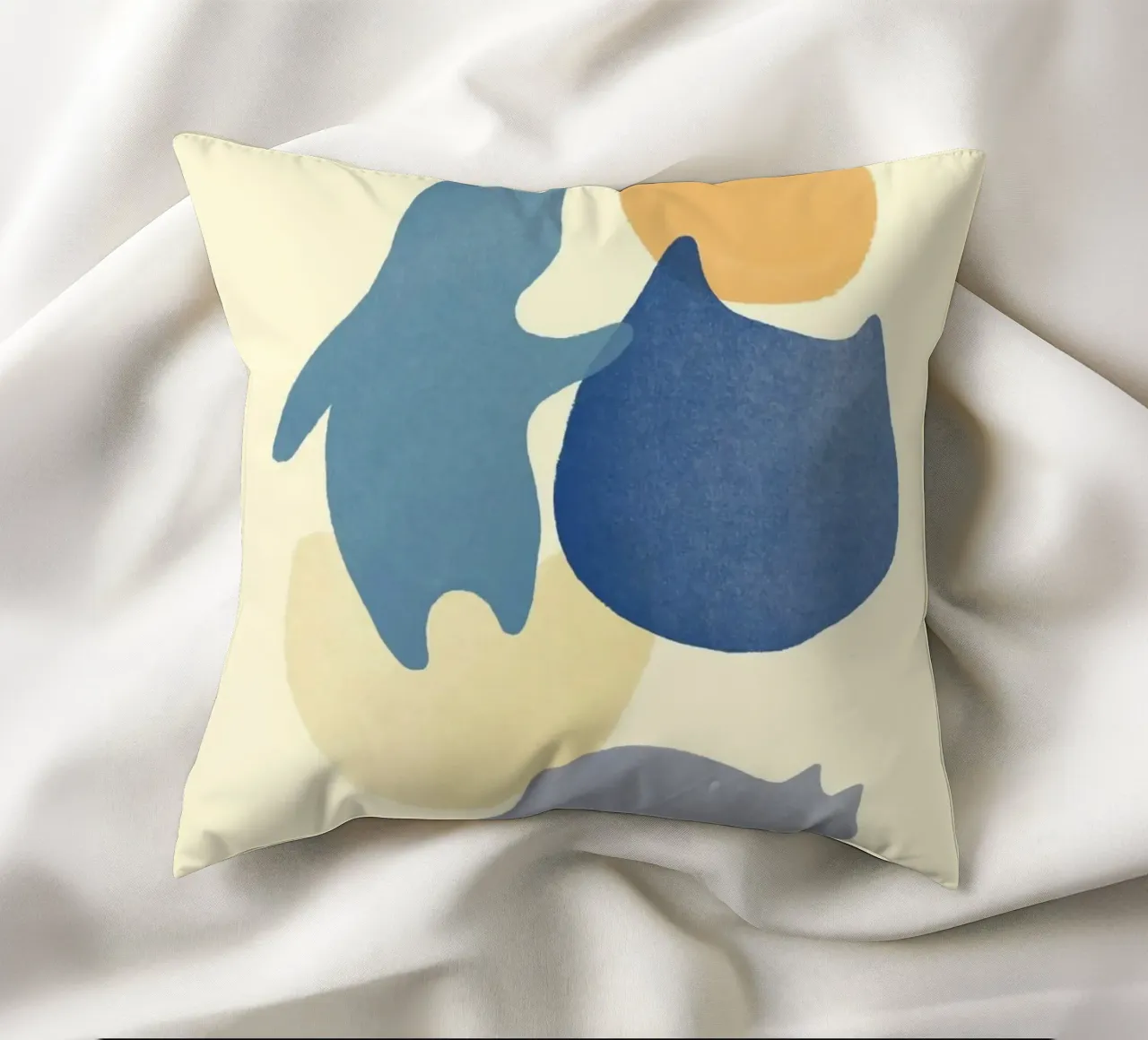 cat shape in color cuscino da melts