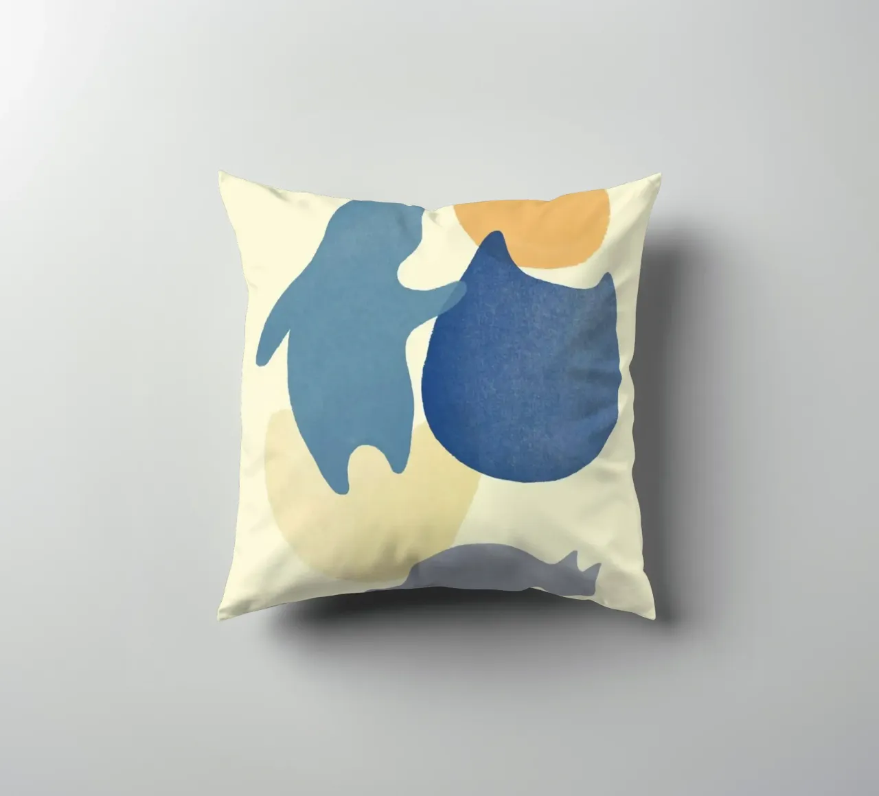 cat shape in color cuscino da melts