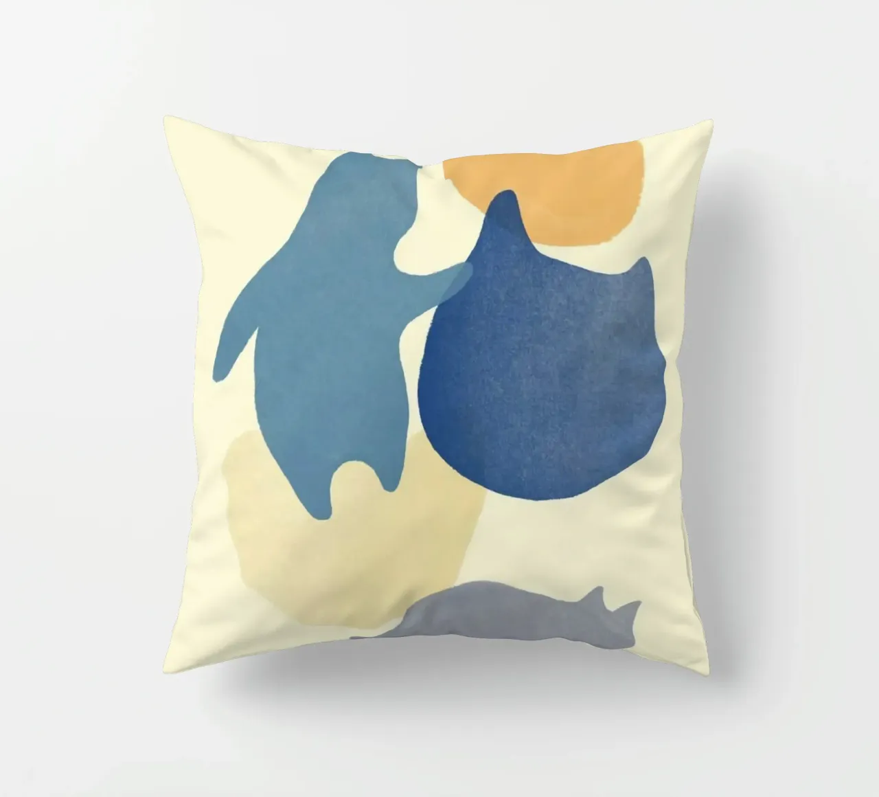 cat shape in color cuscino da melts