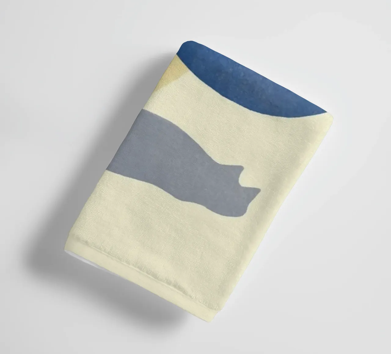 cat shape in color asciugamano da bagno da melts