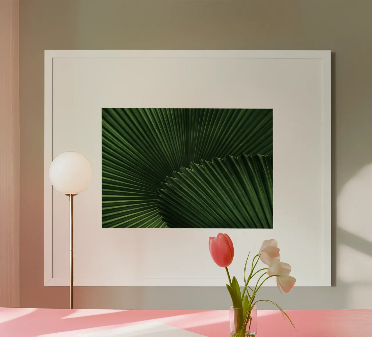 Doppi strati di fronde di palma poster da Earthly Visions
