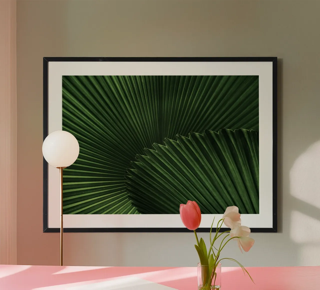 Doppi strati di fronde di palma poster da Earthly Visions