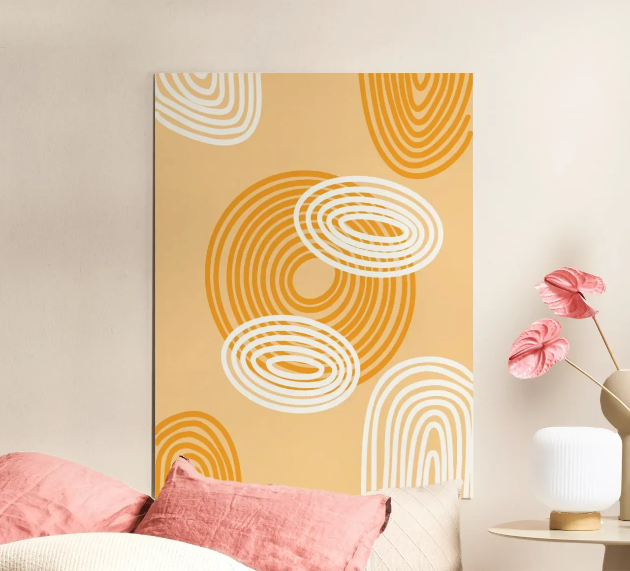 circle curve line draw poster de hamily