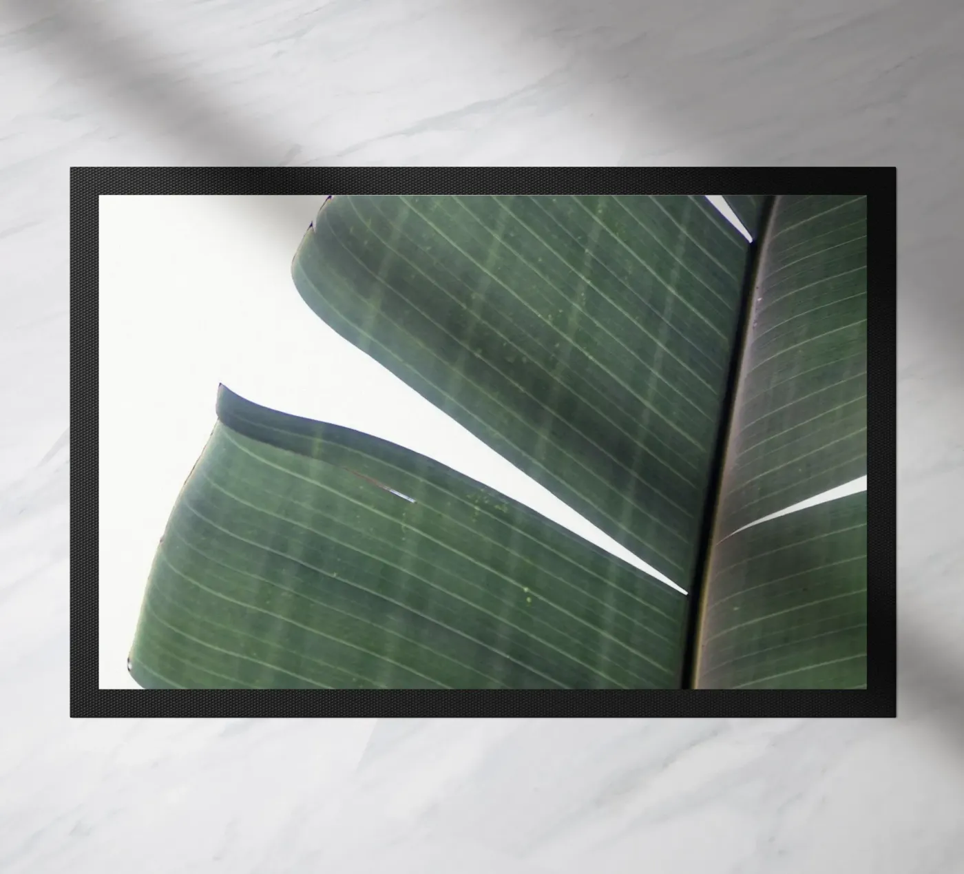 Banana leaf doormat by Earthly Visions