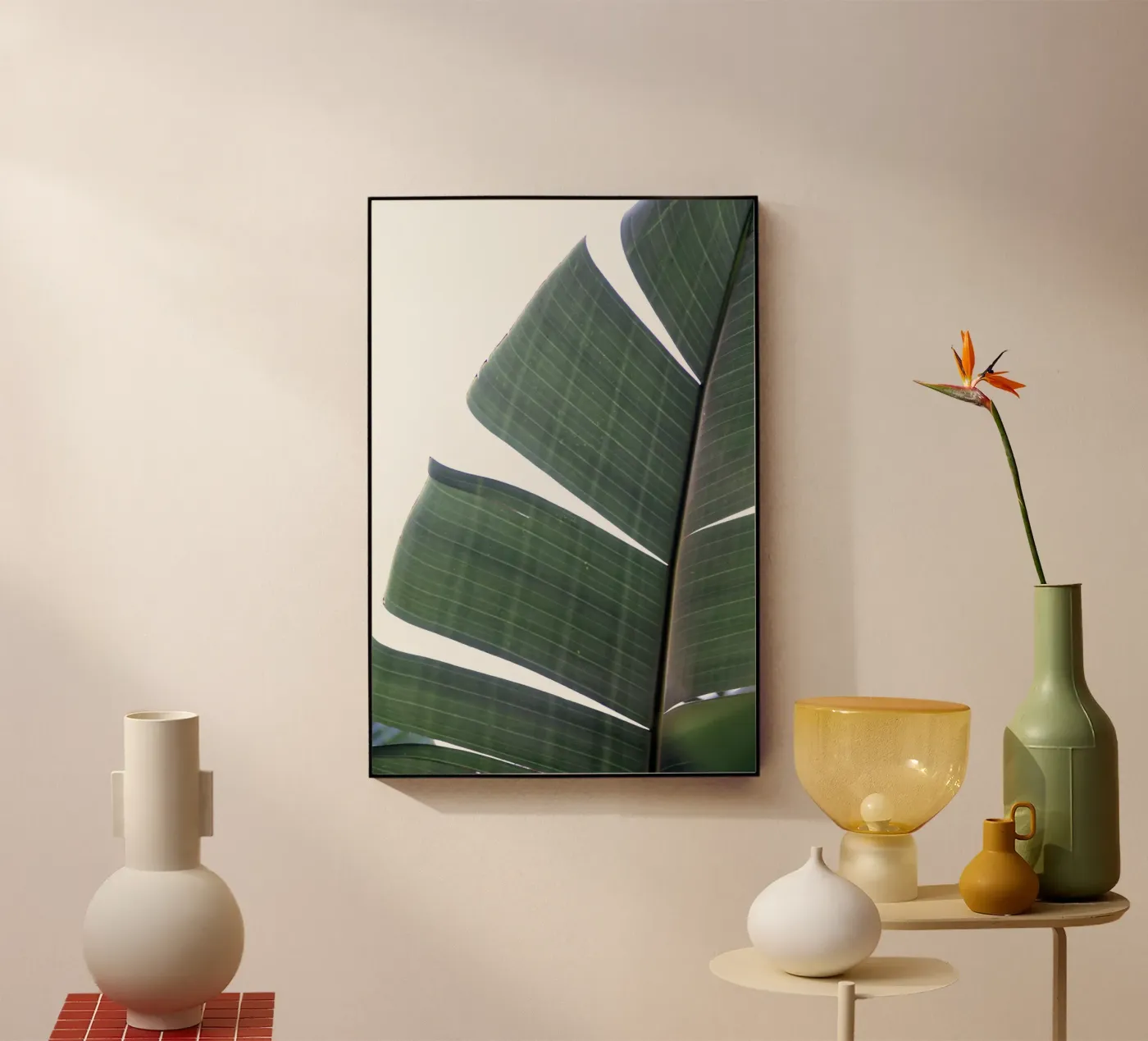 Bananenblatt Acryl-Glas von Earthly Visions