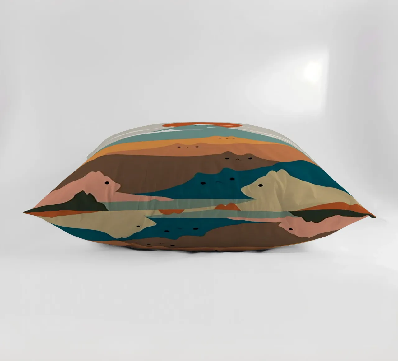 cat shape mountain cuscino da melts