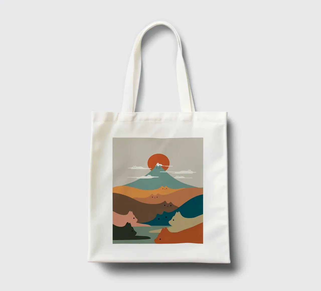 cat shape mountain borsa in juta da melts