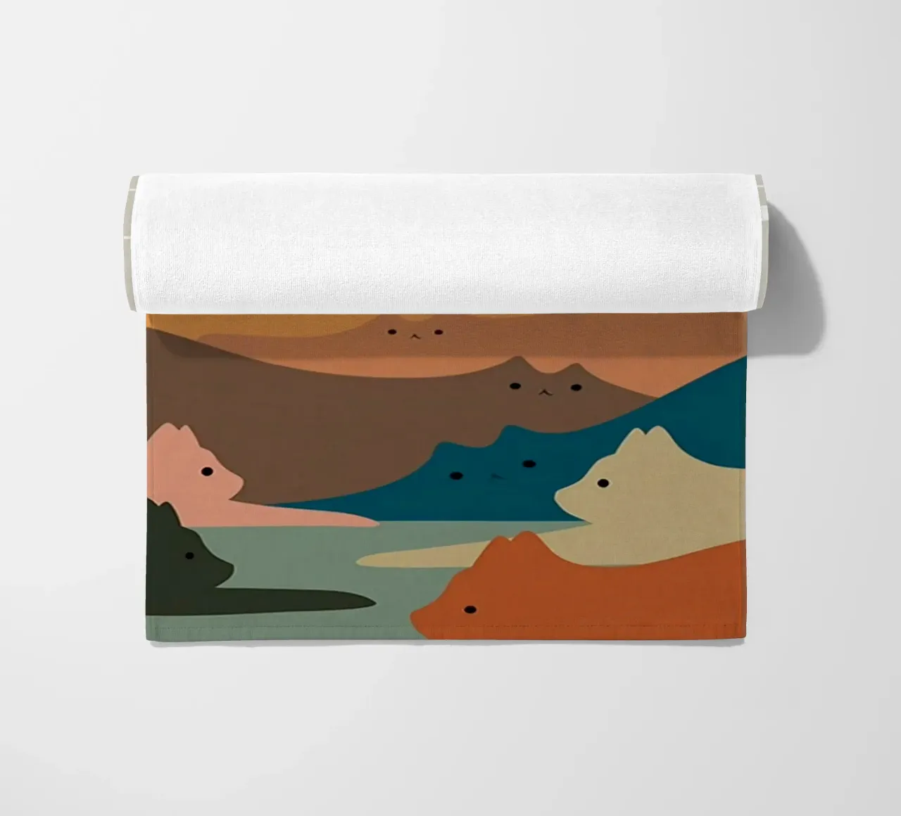 cat shape mountain telo mare da melts