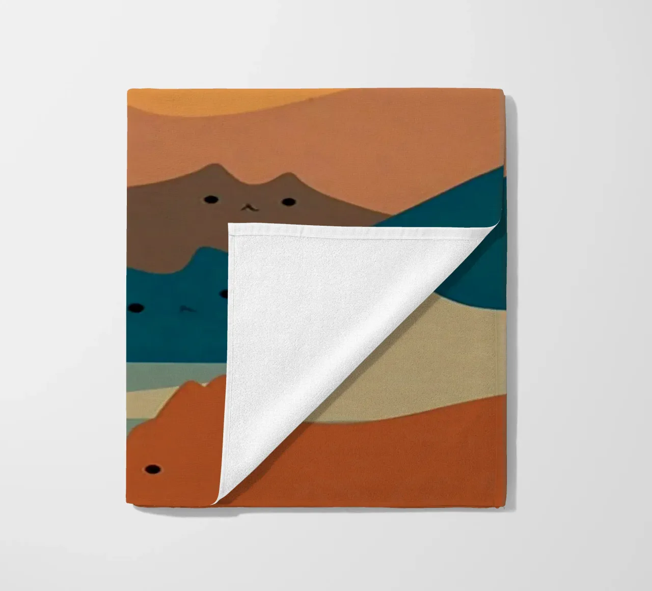 cat shape mountain telo mare da melts