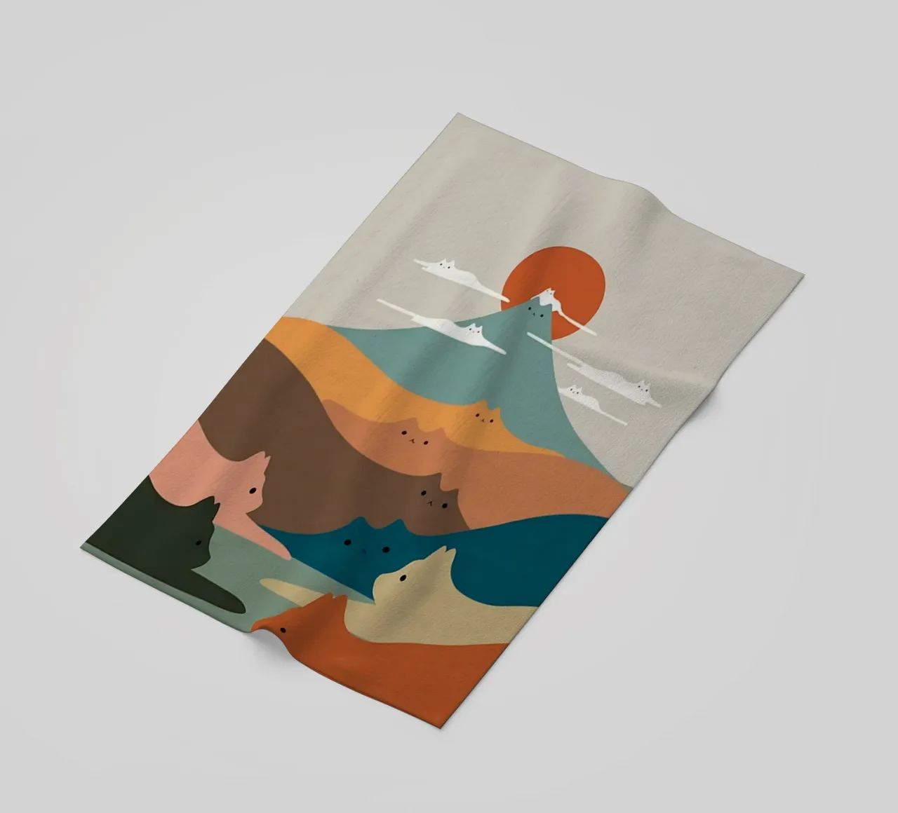 cat shape mountain telo mare da melts