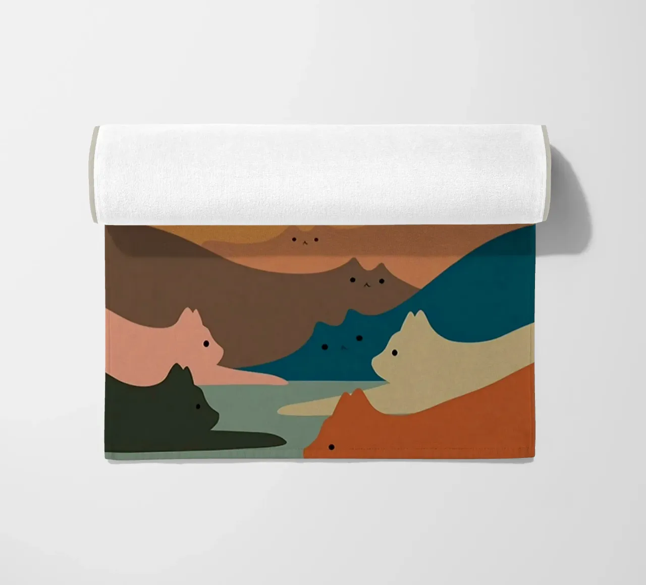 cat shape mountain telo mare da melts