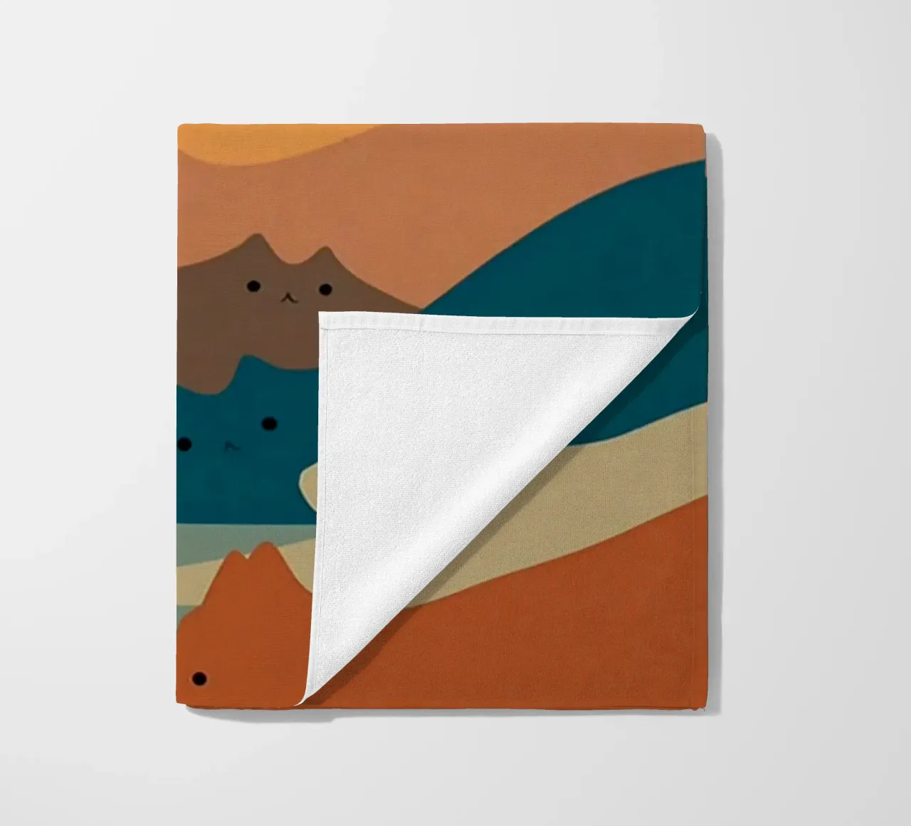 cat shape mountain telo mare da melts