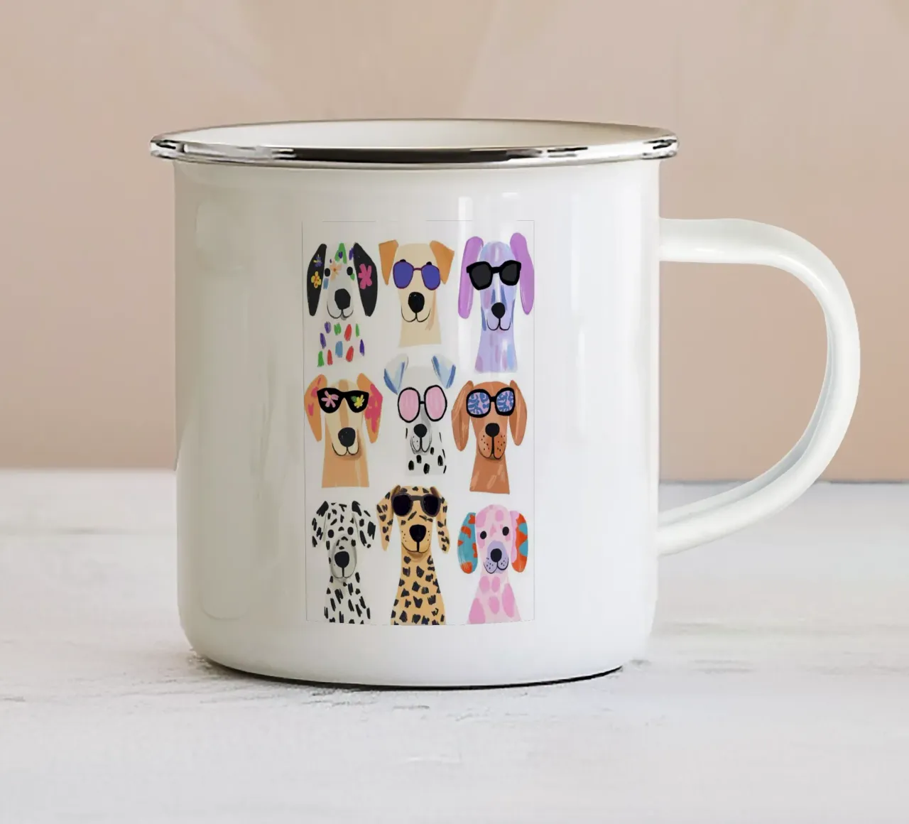 dog cool in collection tazza in smalto da melts