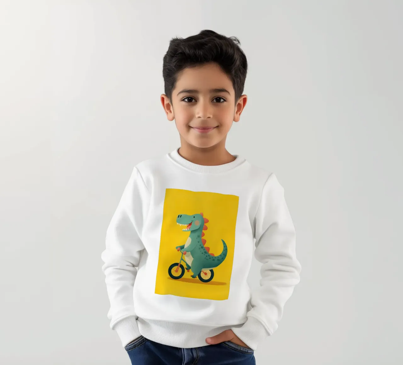 Dino on Wheels felpa bambino da Kiara