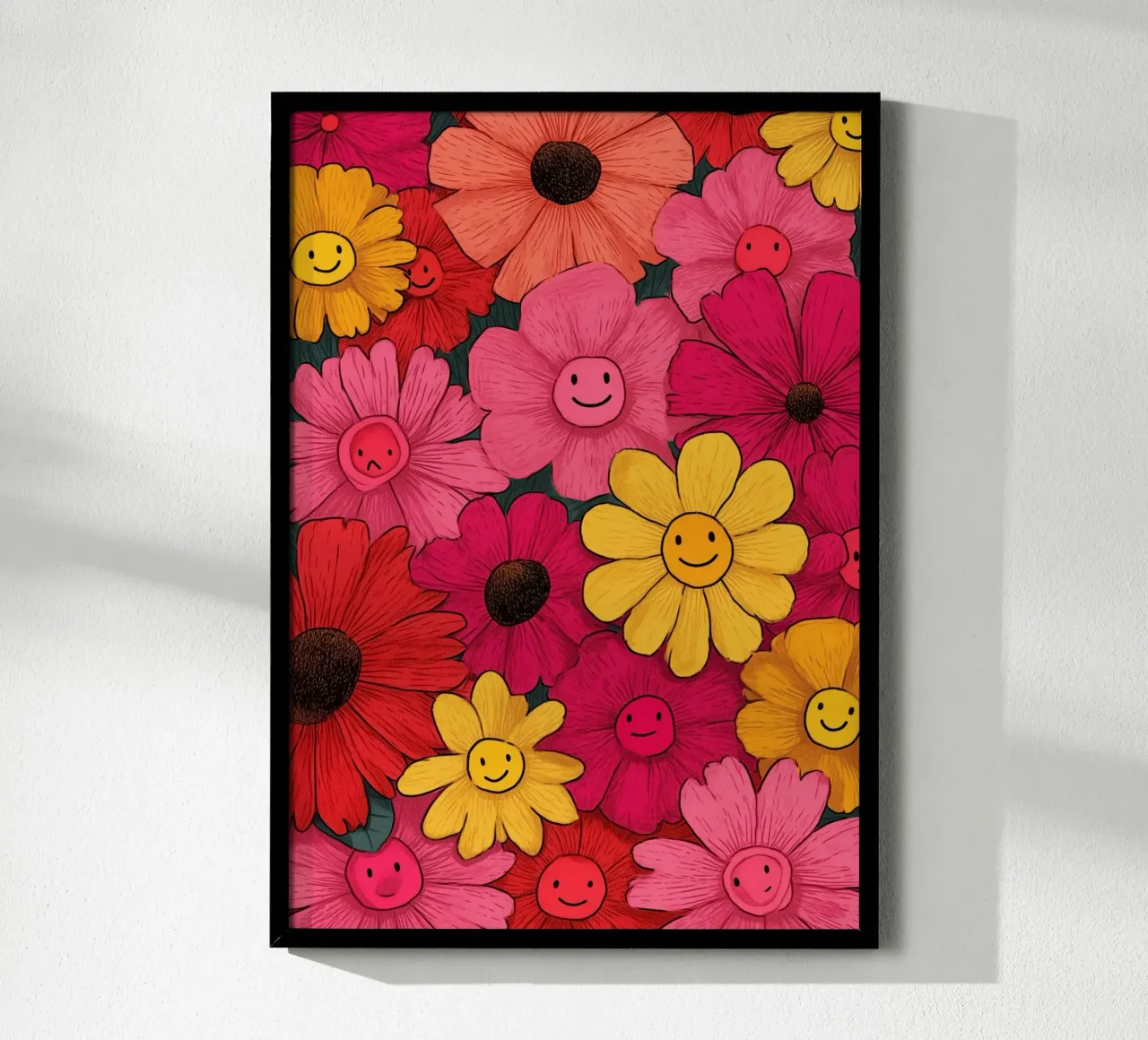 Happy Flower Garden poster da Kiara