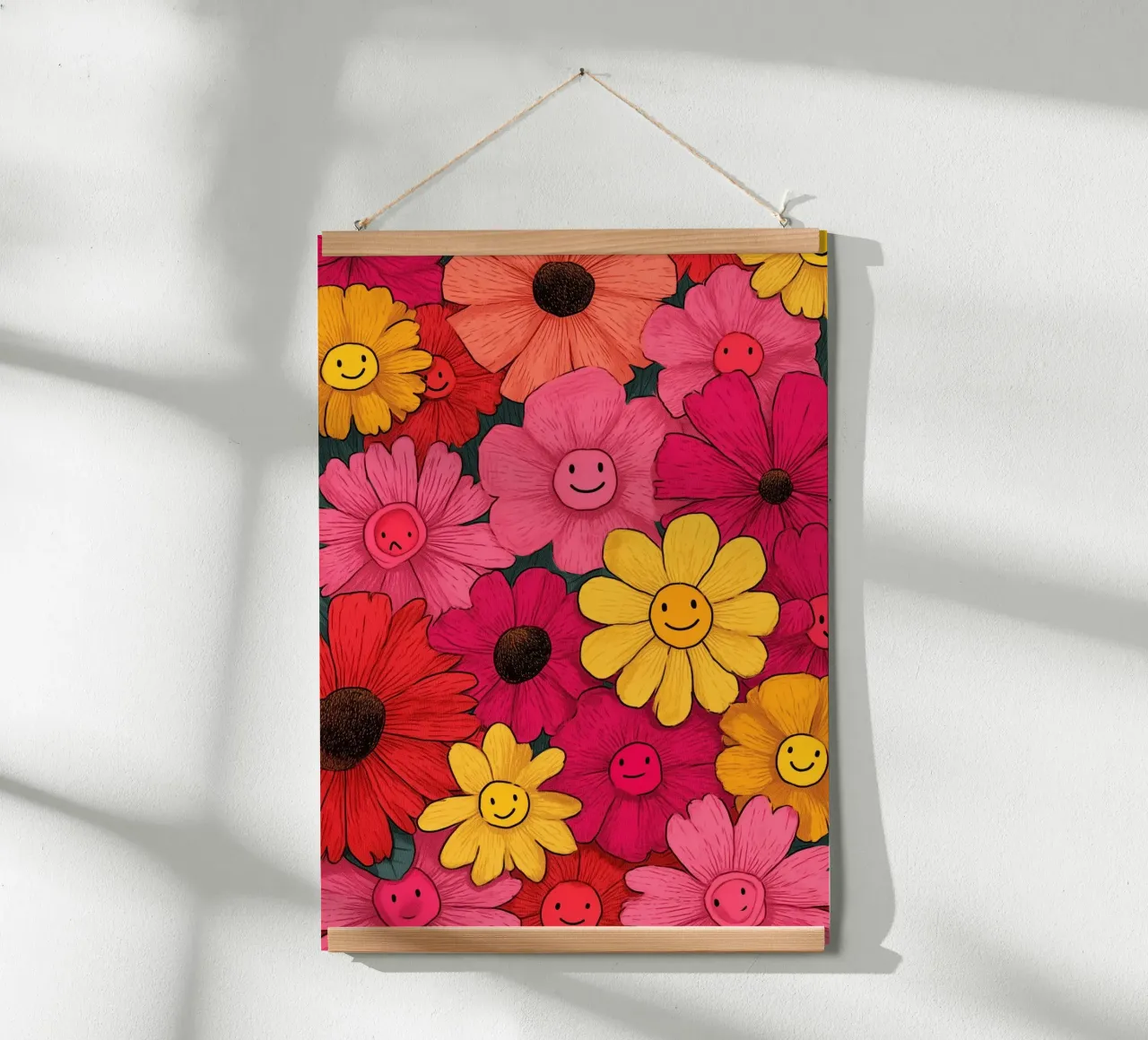 Happy Flower Garden poster da Kiara