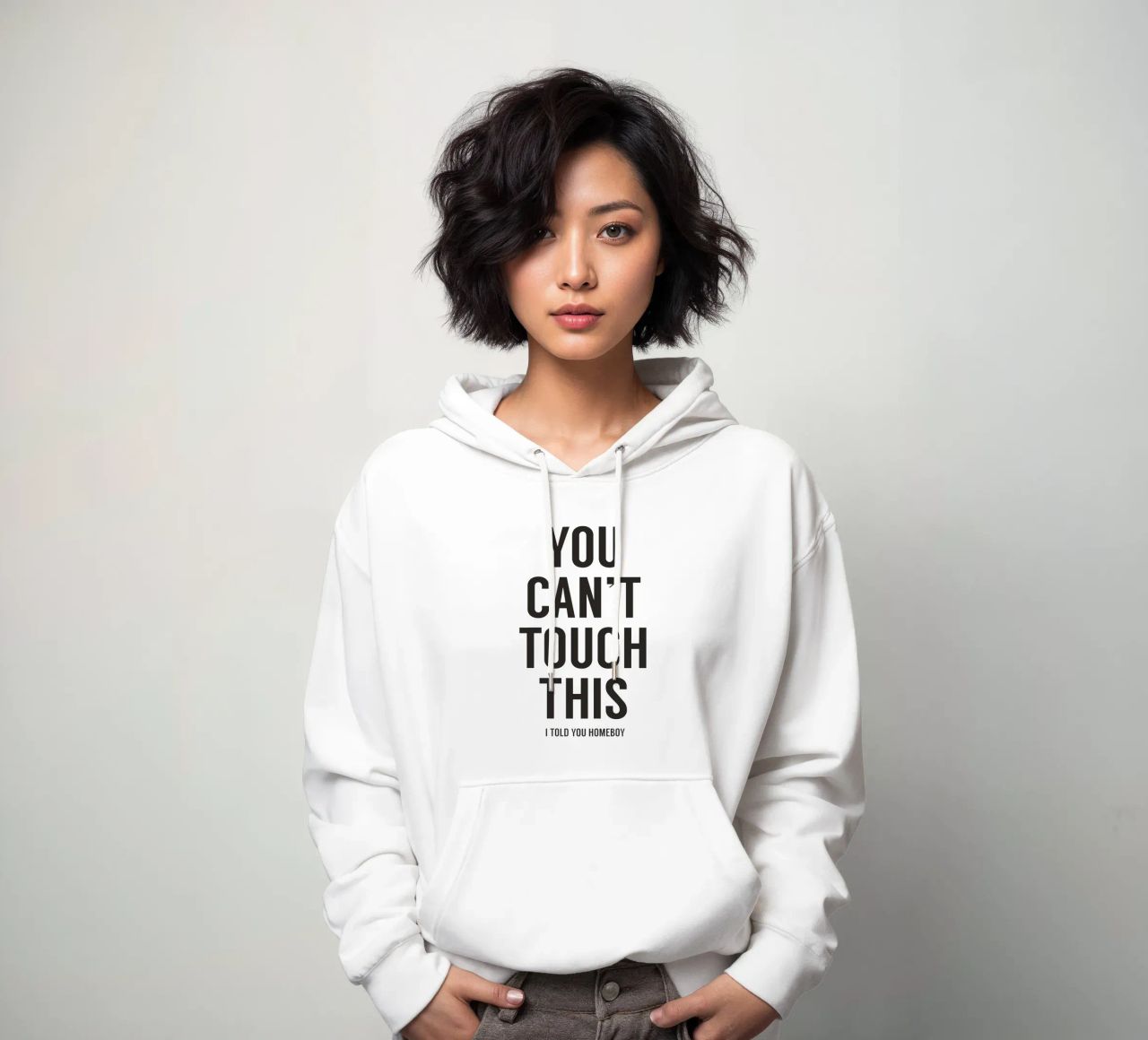 You can't touch this II felpa con cappuccio da Balazs Solti