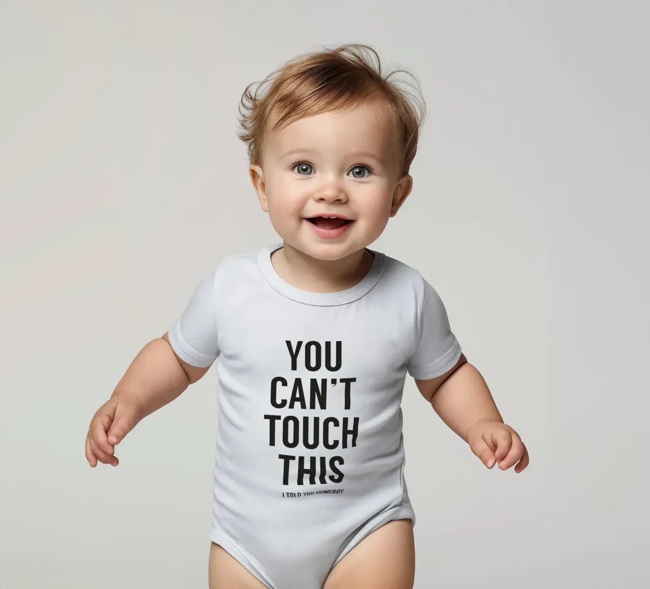 You can't touch this II body neonato maniche corte da Balazs Solti