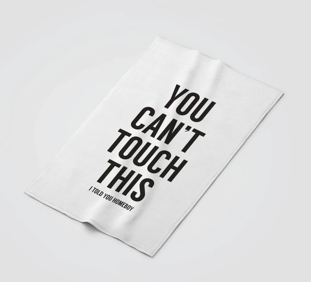 You can't touch this II coperta in pile da Balazs Solti