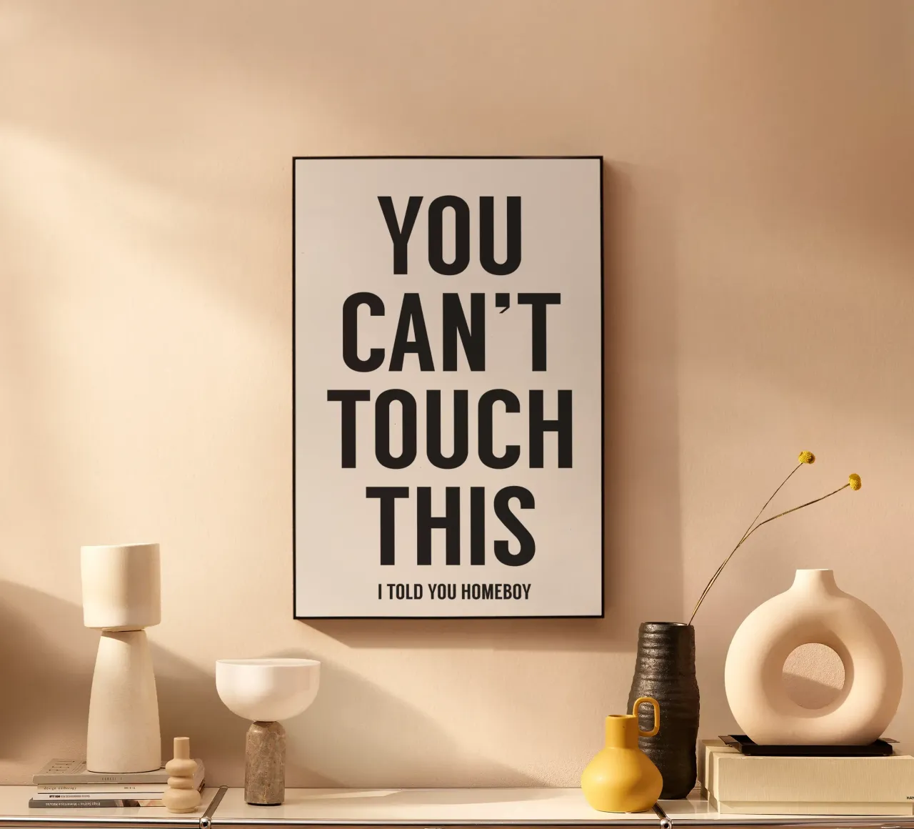 You can't touch this II plexiglass da Balazs Solti