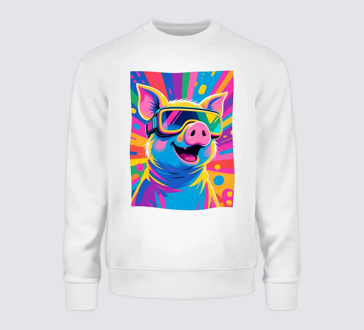 Color Piggy VR Tech felpa da knowledge