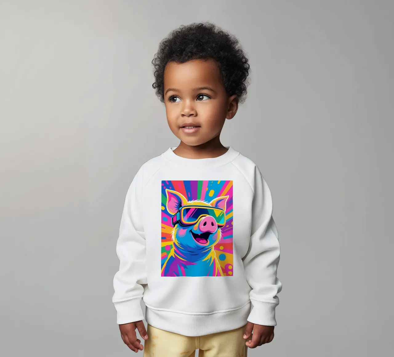 Color Piggy VR Tech felpa neonato da knowledge