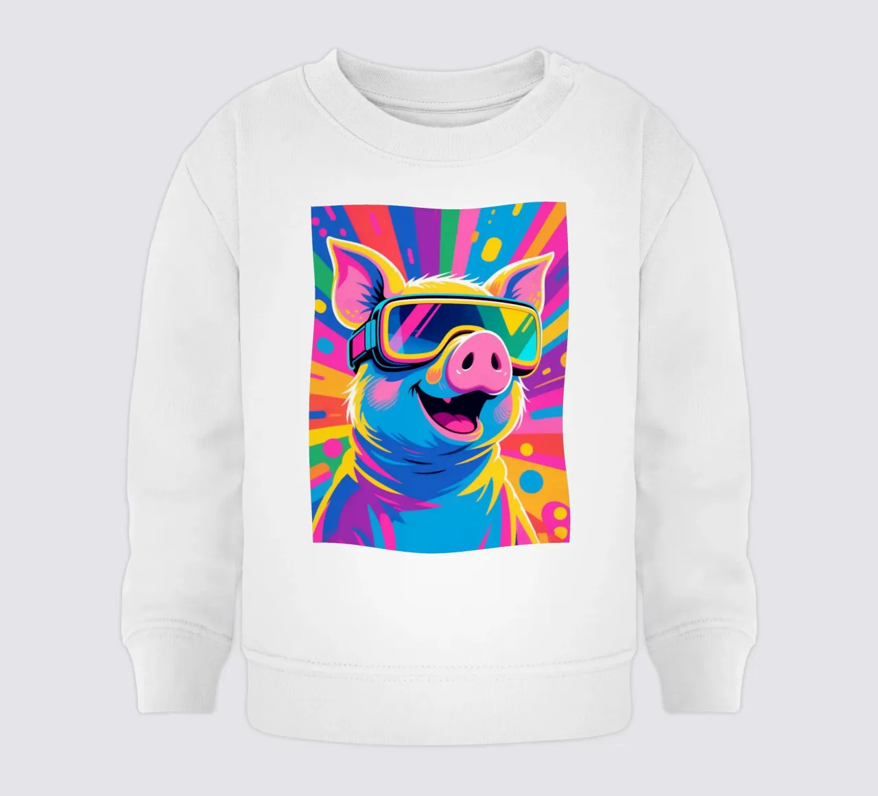 Color Piggy VR Tech felpa neonato da knowledge