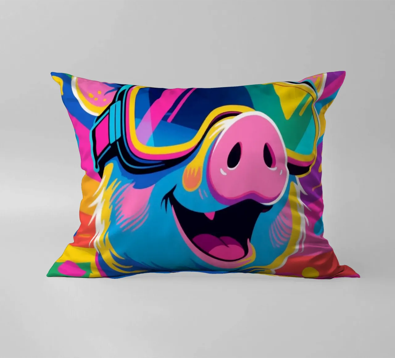 Color Piggy VR Tech cuscino da knowledge